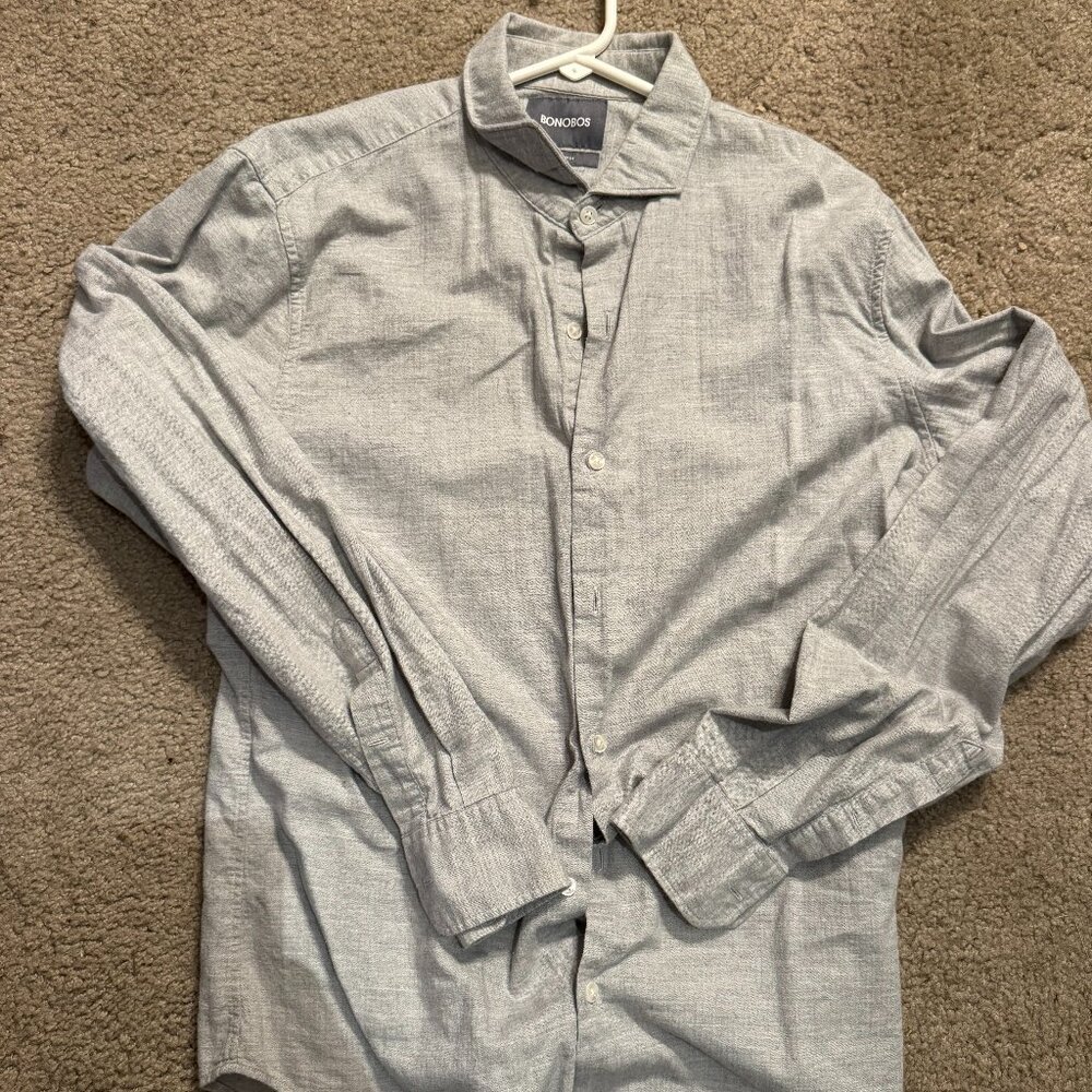 Bonobos Grey Buttondown
